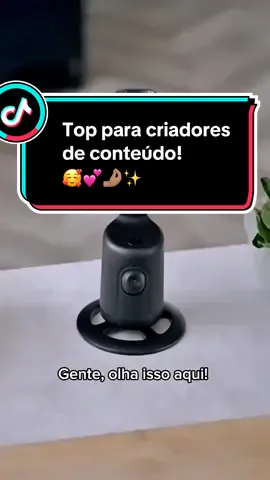 Suporte de celular , tripé 360° Testando esse tripé inteligente com rastreamento facial 360° 🤖📱 Ele me acompanha em movimento automático enquanto gravo vídeos — perfeito pra criadores de conteúdo, tutoriais e até chamadas de vídeo! Gravar sozinha agora ficou muuuito mais fácil #tripeinteligente #gimbal360 #rastreamentofacial #tripécomrastreamento #conteúdodigital #criadoresdeconteúdo #estabilizadorcelular #videossemmaos #automaçãofacial #gadgettecnologico