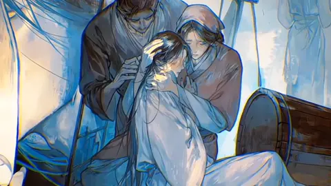 Đau lòng hơn là cha mẹ Tạ Liên không mất vì bệnh mà họ ra đi vì không muốn trở thành gánh nặng cho con mình;(((#đammỹ #thiênquantứphúc天官赐福 