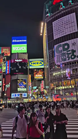 Suasana malam di jepang🤩#s24fe #shibuyacrossing #kenshuseijapan🇮🇩🇯🇵🎌 #tokuteiginou 