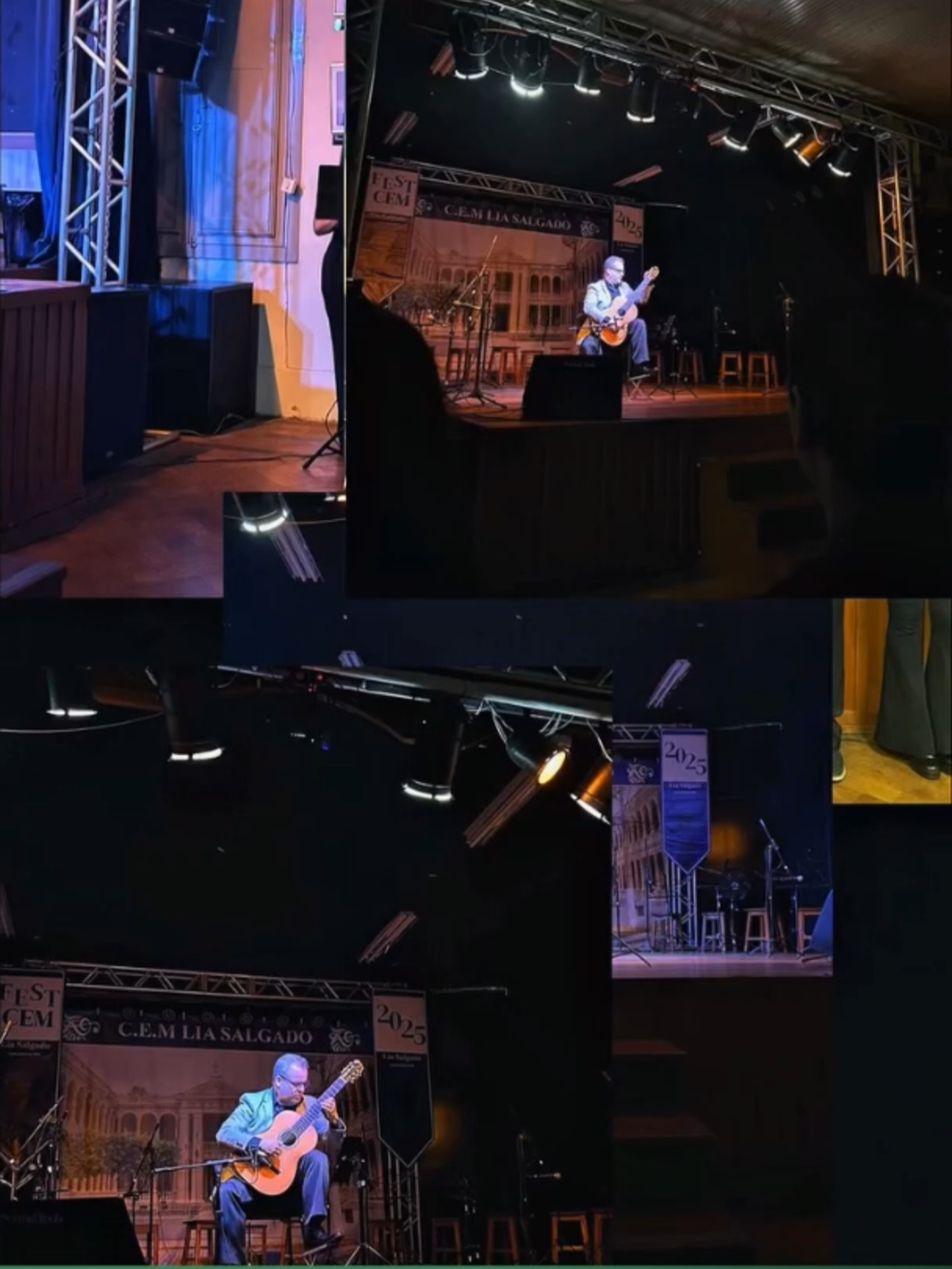 Vídeo e Fotos: CEM Lia Salgado realiza Apresentação do Projeto Amigos do Violão Evento contou com um emocionante recital do grande violonista Moacyr Teixeira!  Leia essa matéria completa no nosso Portal Digite no Google cerqueirasnoticias.com.br (Clique no Link da Descrição/Bio) #jornalonline #noticias #cerqueiras #leopoldina #minasgerais #brasil #mundo #bomdia #jornal #informacao #atualidades #plantao #leopoldinamg #cerqueirasnoticias #cem #lia #salgado #conservatorio #musica #festcem #violao #apresentacao #projeto #amigos #aluno #professor