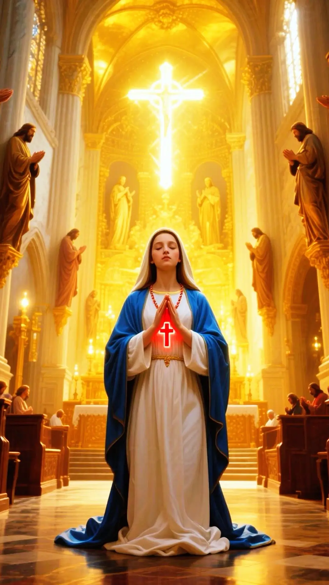The Timeless Grace of the VirginMary.#Motherofyesus#CatholicFaith#Christianity#DivineGrace#HolyMother#Religiouslcon #jesus#foryou#typ #fy