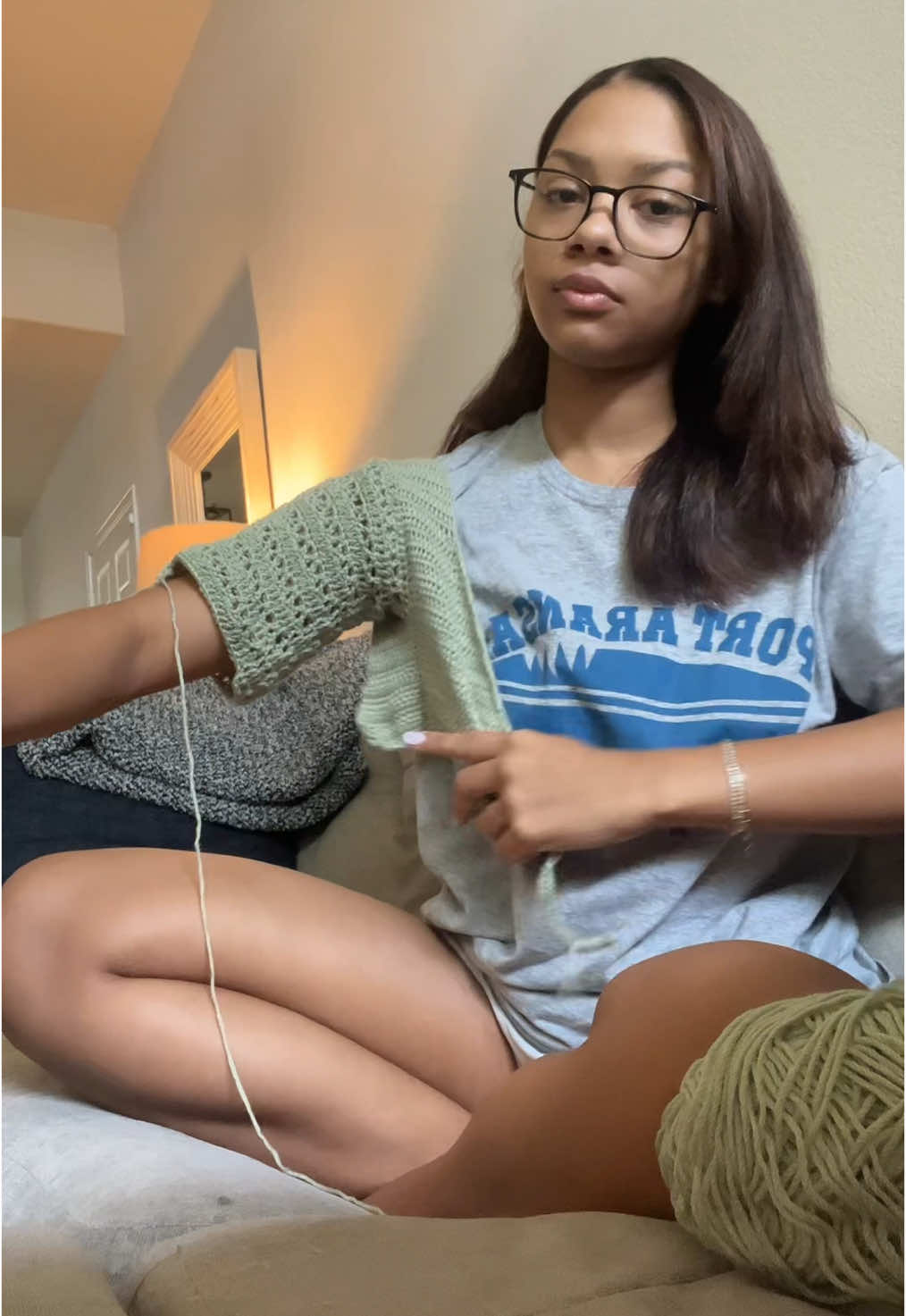 I wasn’t finished. #fyp #viralvideo #crochet #crochetersoftiktok #trending #crochetset #vibes 
