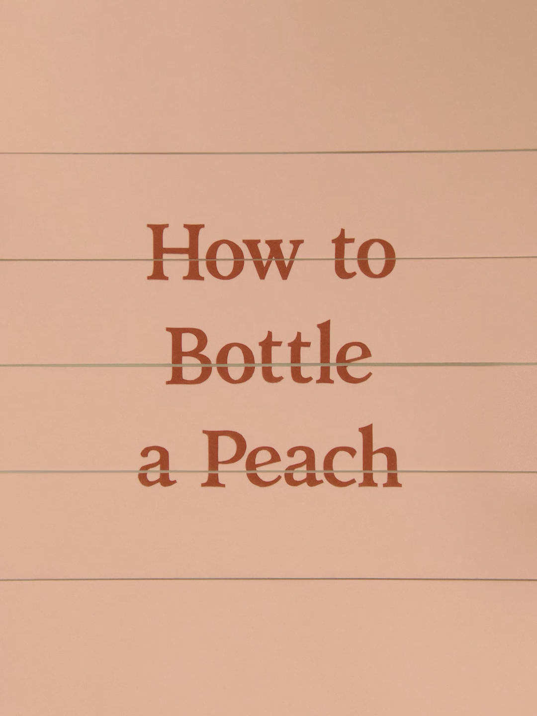How do you bottle a peach? White peach water is one of fragrance’s most difficult ingredients to make.  With the fruit’s high water content and volatile aromatic compounds, traditional extraction methods often fall short. For Summer 25, our head nose, Elodie Durande, experimented with a white peach water that has rarely, if ever, been used in perfumery.  Whole peaches are gently broken into segments and placed into a tall vacuum column. Drawn down by gravity, the fruit turns and tumbles, releasing a liquid that spins and spins as the peaches descend. Simultaneously, cold steam is introduced, gathering aromatic molecules from the liquid and preserving the scent. The enriched steam is then condensed, leaving a rare liquid of juicy, velvety peach 🍑💧  Design & art direction by Ivy Webb and Aidan Pinkney Narrated by Alice Boyd