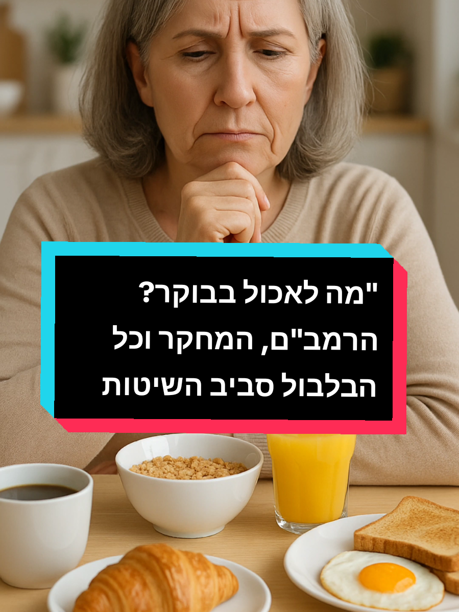 #מהלאכול#ארוחתבוקר#הרמבם @דרור עוקבי נטורופת 