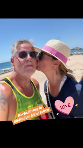 Wir haben unseren Hochzeitstag diesmal in Italien verbracht und zwar in der Nähe von Leuca. Es war wunderschön, das Wetter war toll und der Tag war rundum schön. #tiktok #foryoupage #fyp #foryou #viral #Love #funny #memes #followme #cute #fun #music #happy #fashion #follow #comedy #bestvideo #tiktok4fun #loveyoutiktok #thisis4u