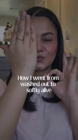 How i went from washed out to softly alive 🌸❤️🫶🏻  #softmakeup #everydaymakeup #lazygirlmakeup #makeuptok 