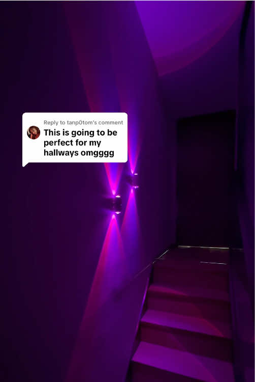 Replying to @tanp0tom Put it in the corridor. It's really beautiful! Intelligent sensing of the human body#smartlights #corridorlight #dealsforyoudays #bedroomdecor #homedecor #smartlighting 