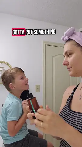 He thought I was doing Halloween makeup 🤣 #mixonmethod #skinflooding #glassskin #doublecleansing #hydratingtoner #milkytoner #essencetoner #haruharuwonder #anua #koreanskincare #boymom #millenialmom #toddler #bedtimeroutine #skincare #skincareroutine #preK #contentcreator #motherandson 