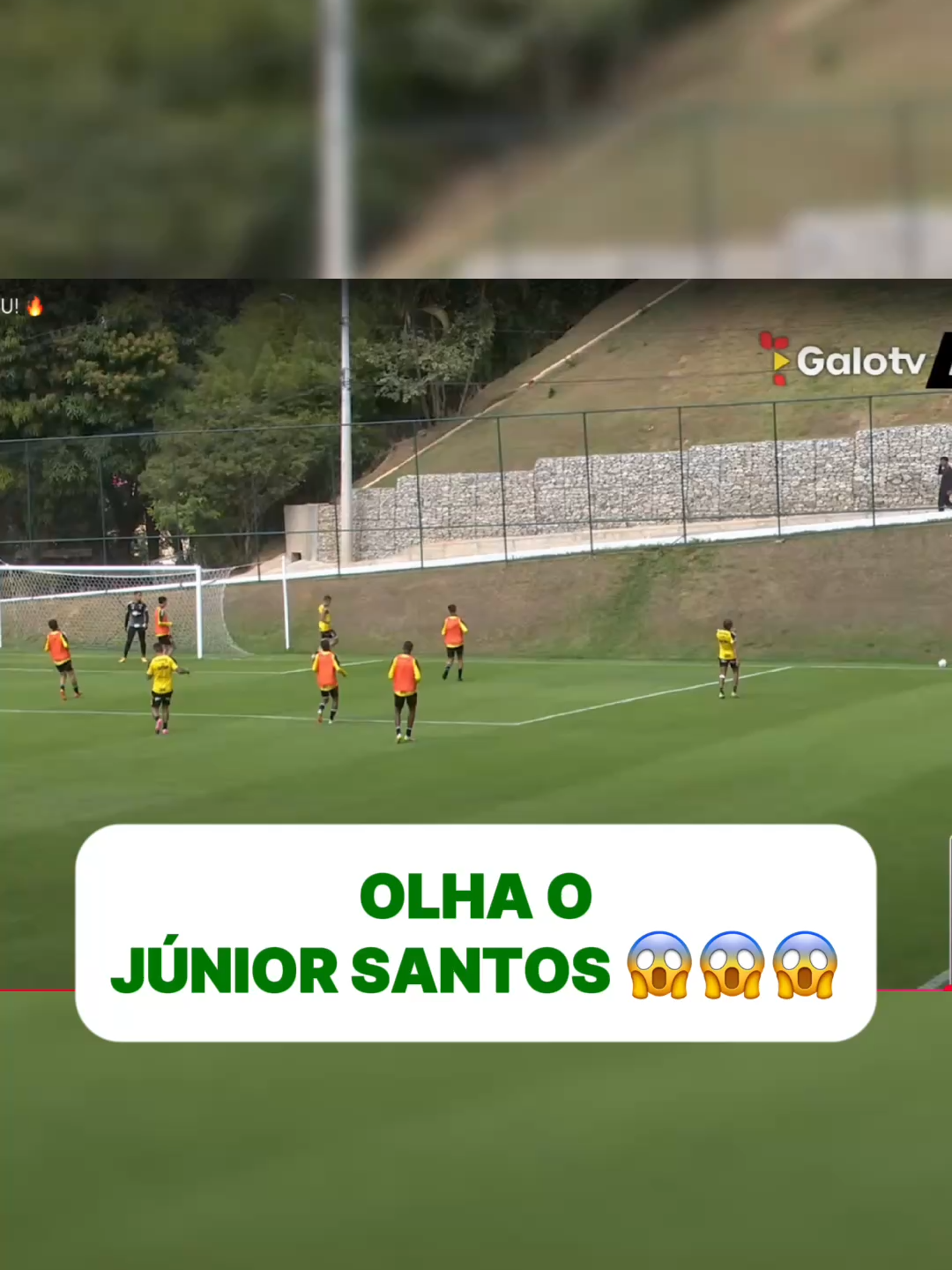 OLHA O GOL QUE O JÚNIOR SANTOS PERDEU 😱😱😱