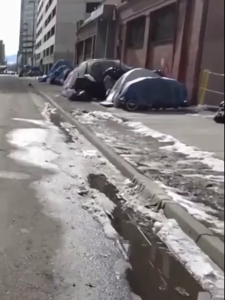 The largest homeless encampment in Denver, Colorado (Part 2).
