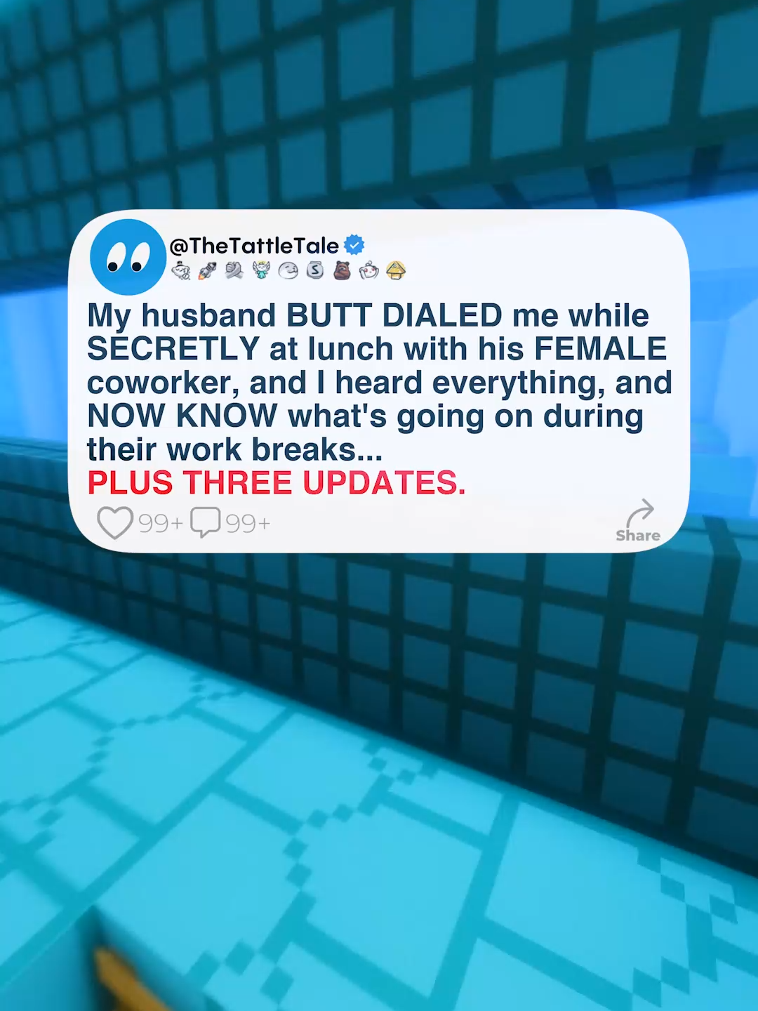 u/ThrowRa-Lunch My husband butt dialed me while secretly at lunch with his female coworker, and I heard everything, and now know what's going on during their work breaks... #thetattletale #tattletale #redditstories #storytime #reddit #reddit_tiktok #minecraftparkour #redditreadings #confessions #askreddit #thetattle #askredditstories #fortnite #fyp