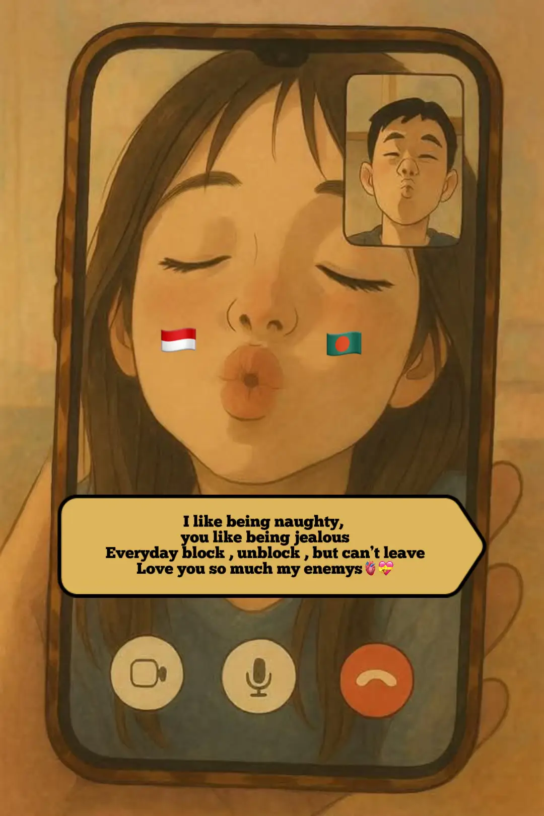 Love u, hate you🤣#bangladeshi🇧🇩 #lovestory #fyp #alwyshappymood🤗❤️🥰 