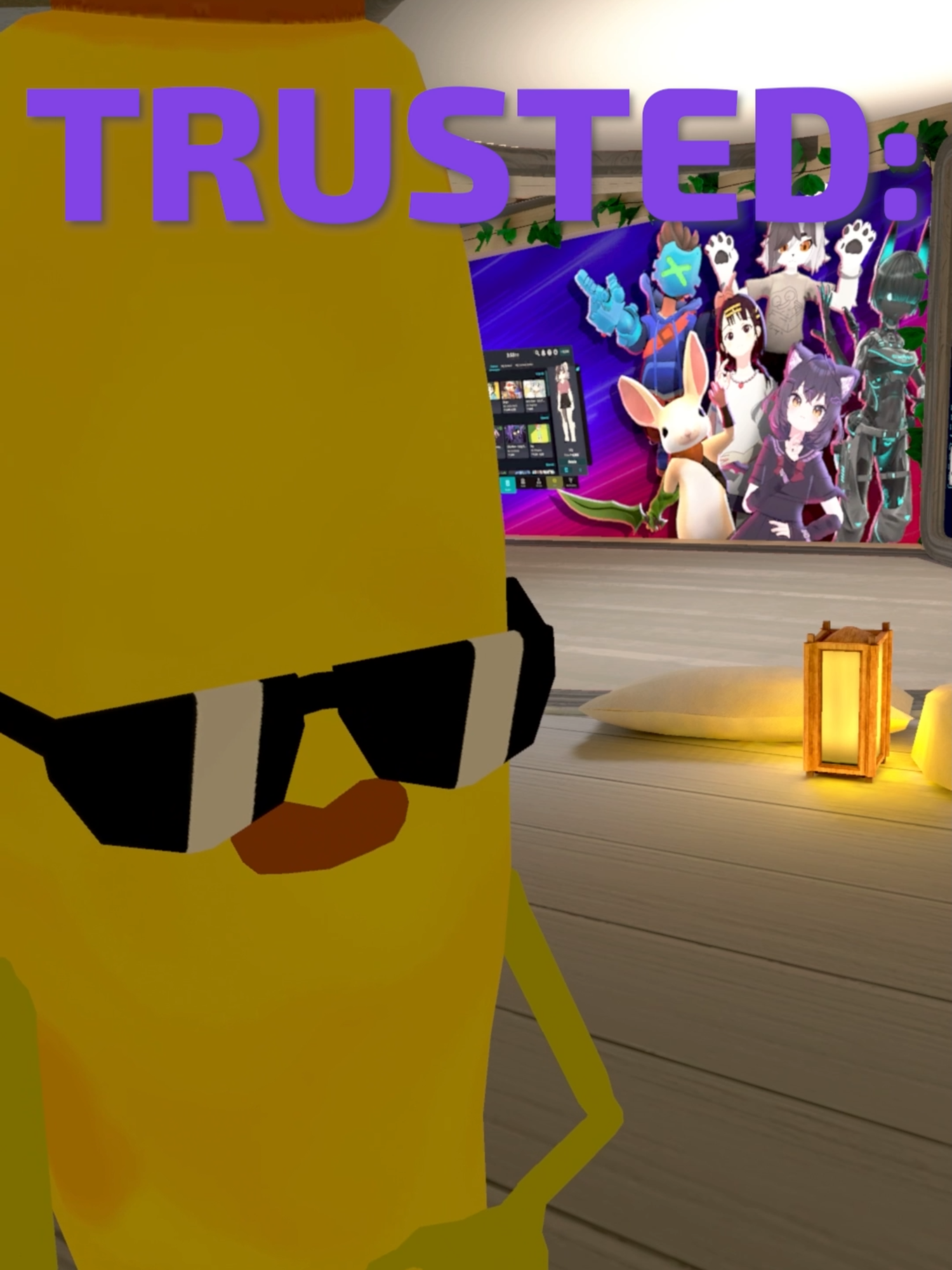 Visitors vs. Trusted Users but Age Regressors in VRChat #VRChat #vrchatfunny #vrchatmemes #fyp #vrchat