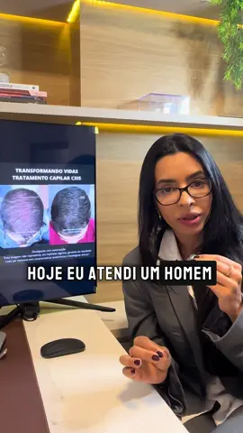 Se você quer cuidar de você não depender de produtos que não fazem mais sentido pra você me chama aqui. Vamos fazer uma avaliação e montar o seu plano de fortalecimento real. O seu cabelo merece mais do que manutenção. Ele merece inteligência.#transplantecapilar #tricologista #tricologia #quedadecabelo #dicasdecabelo #cronogramacapilar #tratamentocapilar 