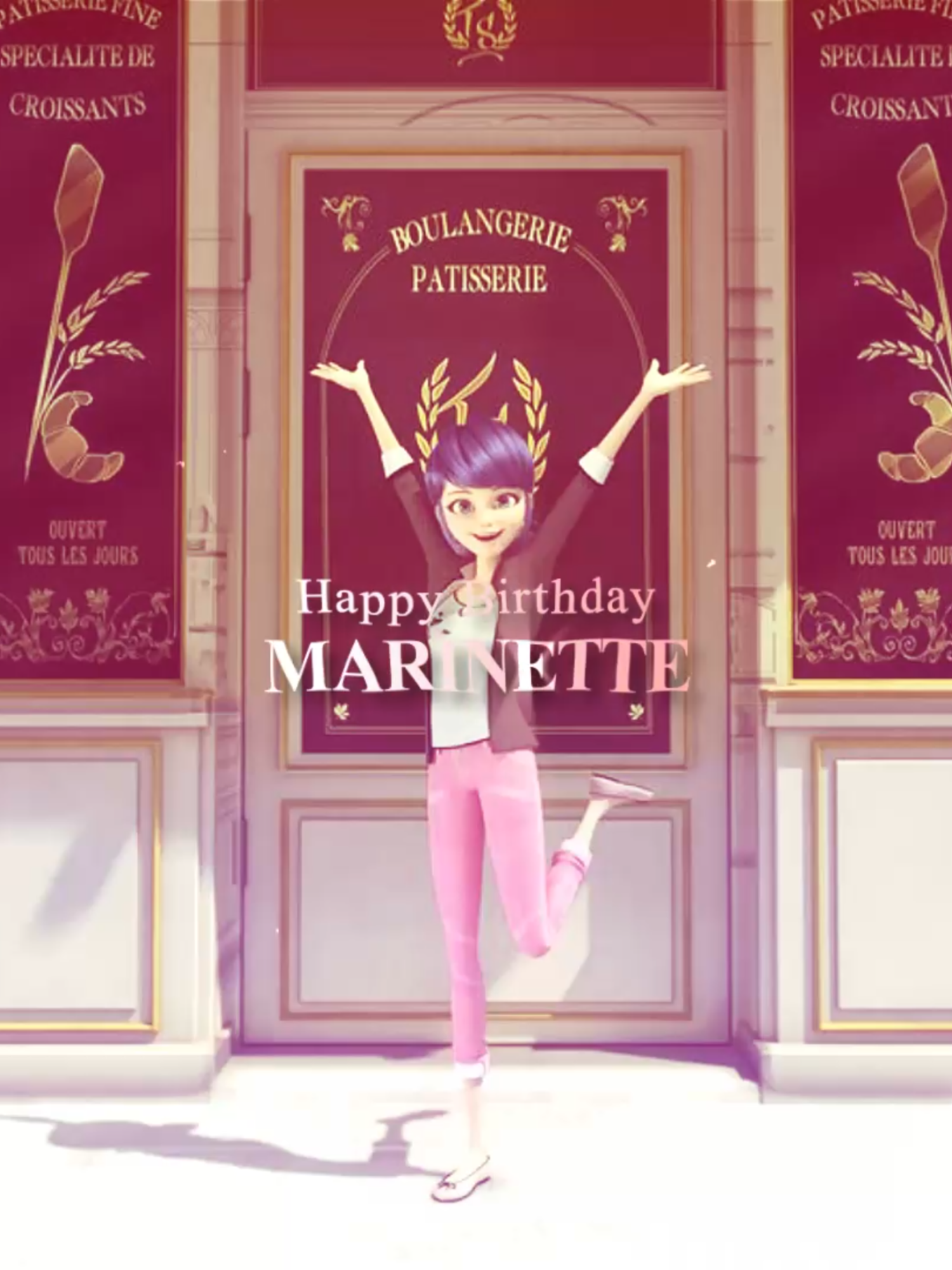 HAPPY BIRTHDAY TO HER 🩷🥐 #miraculous #marinette #ladybug #adrien #catnoir #ladybugandcatnoir #MLB #edit #trendingvideo #adrinette #ladynoir #mlbs6spoilers #fyp #thankunext #arianagrande