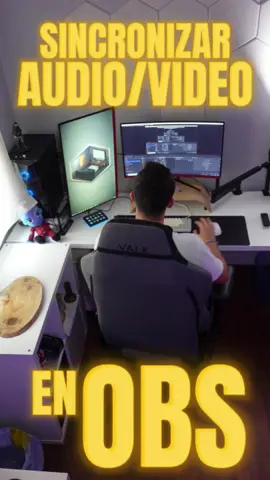 Como Sincronizar audio y video en tu stream en OBS Studio. Tu camara y tu voz no estan sincronizados? En este video te muestro colo arreglarlo.  #obstips #streamtips #streamer #tipsstreamers #obsstudio #sincronizaraudiovideo #juanluluvt 