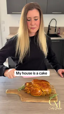 I was going to give you the recipe of my best chicken but I couldn’t help myself and ate my hand again 😅🍰 which cake surprised you the most ? #recipes #FoodLover #isitcake #myhouseisacake #mylifeiscake #realorcake 