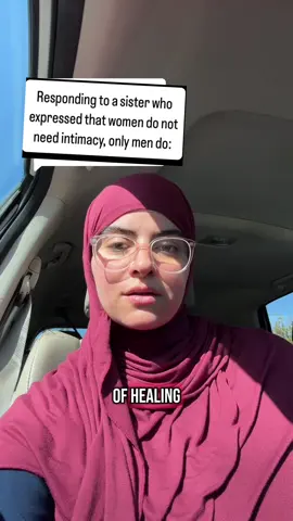 Do women need intimacy? Who suffers when we make it seem as if men are animals who cannot live without it, and women just live to fulfill it? Everyone suffers when that is what we teach men and women 
