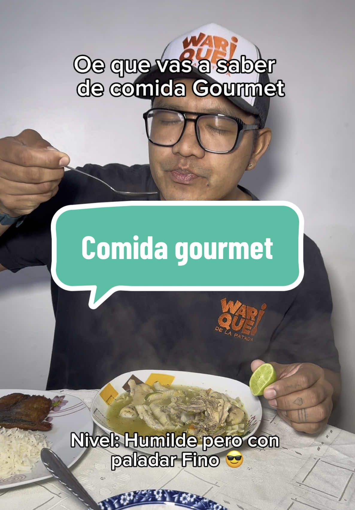 Que vas a saber de comida gourmet oe #wariqueando #comidaperuana #viralllllll 