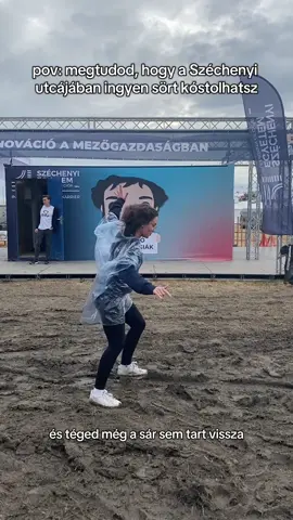 pov: megtudod, hogy a Széchenyi utcájában ingyen sört kóstolhatsz… és téged még a sár sem tart vissza @EFOTT 2025 @SZEHÖK 