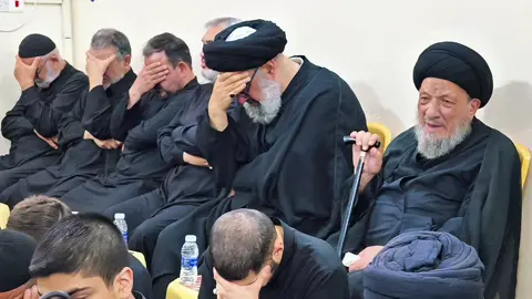 مجلس عزاء الامام الحسين عليه السلام  في منزل سماحة العم السيد رضا الحكيم#عاشوراء #محرم #عدستي #النجف_الأشرف 
