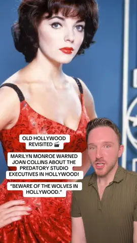 Joan Collins says that Marilyn Monroe warned her about the predatory studio executives. Marilyn was a true girls girl who was looking out for other young women in the industry and I just love that. So excited for the @marilynexperience to launch next year so we can continue to celebrate Marilyn for the icon that she was. #marilynmonroe #joancollins #oldhollywood #genekelly #goldenageofhollywood 