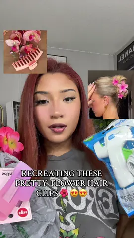 Should i make moree 👀??? #shopping #DIY #diyproject #flowerclips #clawclip #hairstyle #summervibes #youngmom #nikkiiduhh #🪬🖤