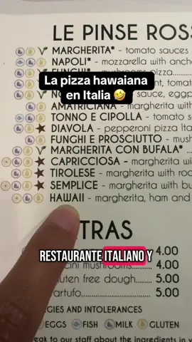 La pizza hawaiana es un pecado #italia #eurotrip #pizzahawaiana 