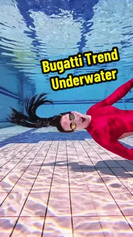 Replying to @ItzBrezzyBaby💕    I Woke Up in a New Bugatti… Underwater! 🚗🌊  #underwater #swimmingpool #bugatti 