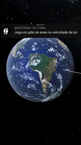 GRÃO DE AREIA NA VELOCIDADE DA LUZ  #universesandbox #universo #astronomia 