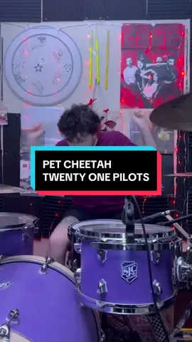 PET CHEETAH @joshua dun @twenty one pilots #twentyonepilots #joshuadun #joshdun #tylerjoseph #tøp #cliqueart #drum #drums #drummer #femaledrummer #drumming #drumcover #foryou #fyp #fy #viral #petcheetah #trench #moises 