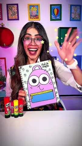 🎒✨ ¡De vuelta a clases con estilo! Decorar tu  cuaderno 📕 nunca fue tan fácil (¡ni tan divertido gracias a Pritt!) 💖 @pritt_back2school  #RegresoAClases #backtoschool #Pritt #Creatividad #regresoaclases #maestramieldemaple #niños 