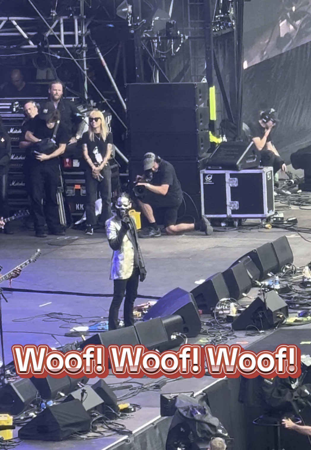 Are you gonna bark for me, Birmingham? #backtothebeginning #tobiasforge #papavperpetua #thebandghost #ghostbc 
