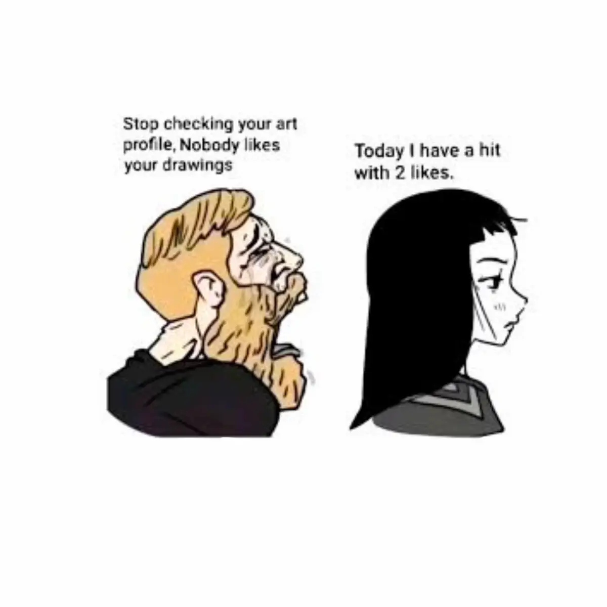i love how social media gives everyone a space to express themselves its so cool. anyways today i have a hit with 2 likes (i'm working on a longer animation rn muhehehehe) #viral #artmeme #goblinshoesoriginal