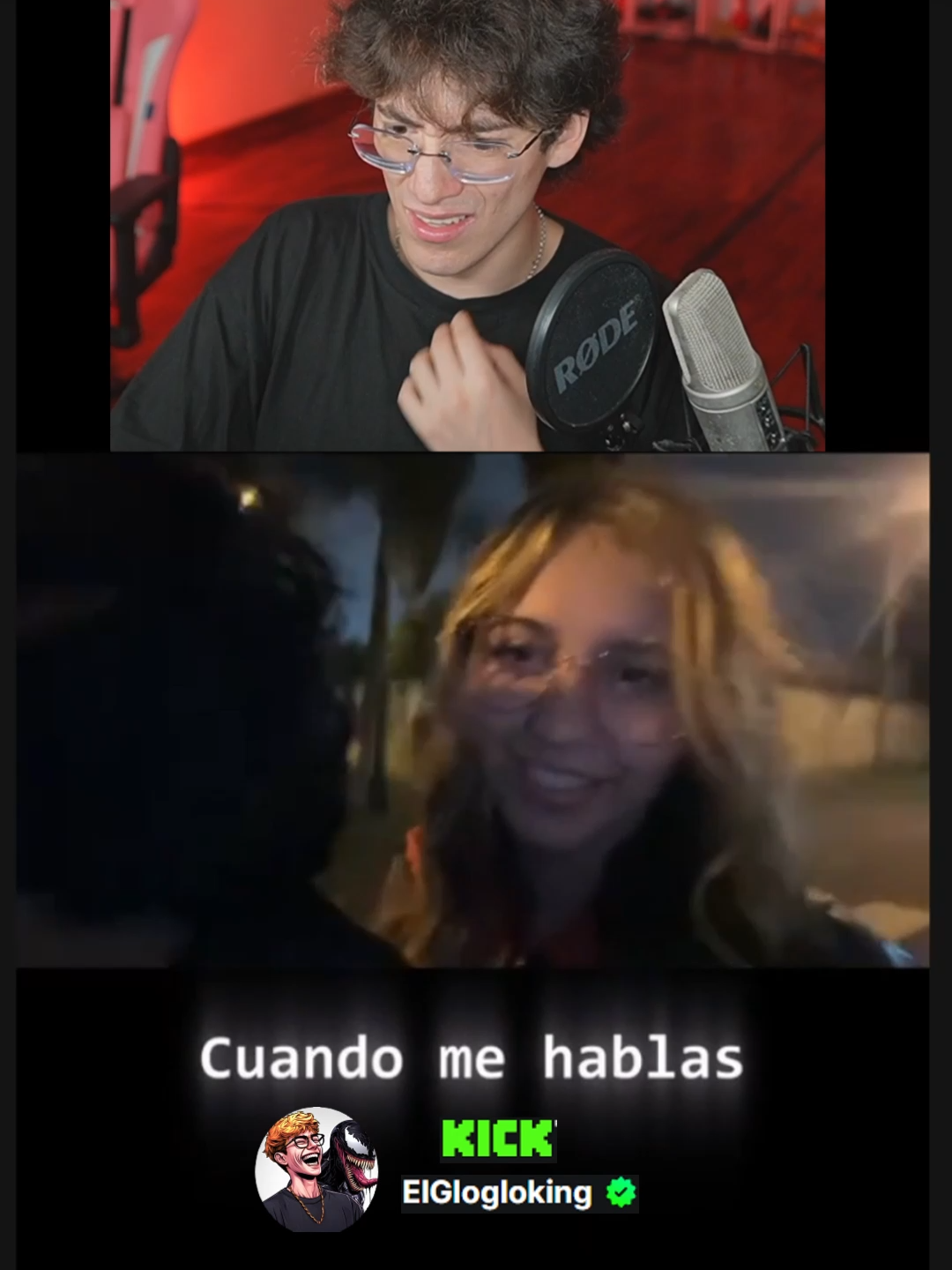 Disimulando disimulando 🙈🙉🙊#glogloking #kickperu #clips #fyp #gloglosor #emikukis #emikukisvt #streamer #calaverita