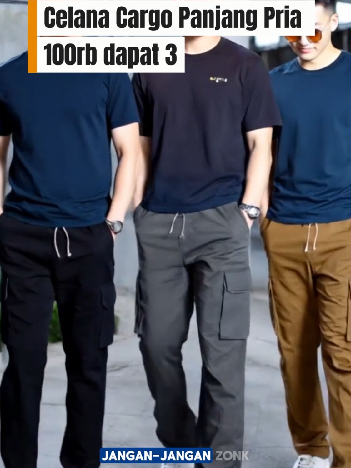 100 ribu bisa dapat 3 celana cargo, jangan jangan zonk..ternyata beneran Broo kamu bisa bawa pulang 3 celana pinggang nya pakai tali jadi bebas kamu atur senyaman mungkin kualitas bahan nya premium siap tempur buat ootd harian,kapan lagi ada deal begini jangan sampai,serbu keranjang kuning sekarang #celanamurah#celanacargo #celanapanjangcargopria #fyppp 