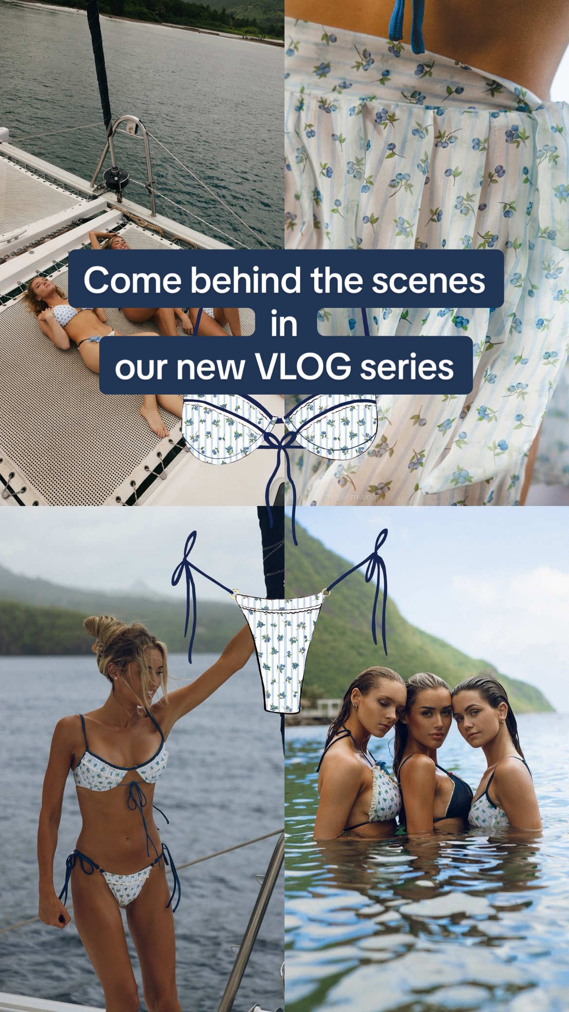 🤣🤣🤣 Never not eating Whipped Cream Shots. Come behind the scenes with us in a new Youtube VLOG series you definitely don't want to miss!  🫐 Blueberry Beach is out now! #onset #Vlog #youtube #modeling #bikinis #whippedcream 