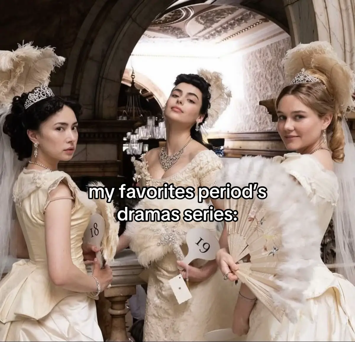 i just always been obssesed with them #perioddrama #thelawaccordingtolidiapoet #lidiapoet #bridgerton #bridgertonnetflix #thebuccaneers #buccaneers #theleopard #thegildedage #queencharlotte #reign #theempress #thegreat #series 