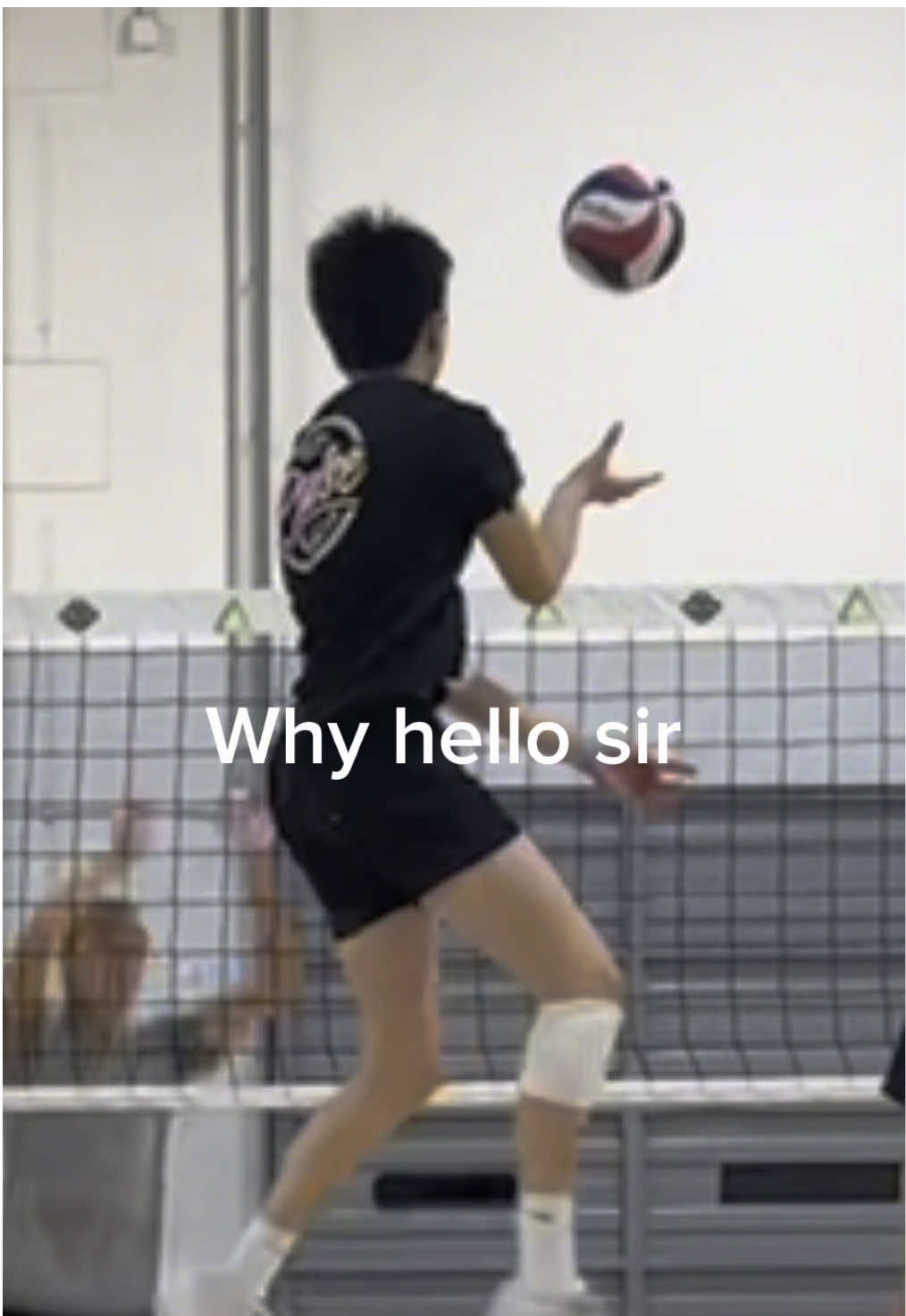 Bro politely gave them the point  #volleyball #volleyballplayer #comedy #funnyvideos #haikyuu 
