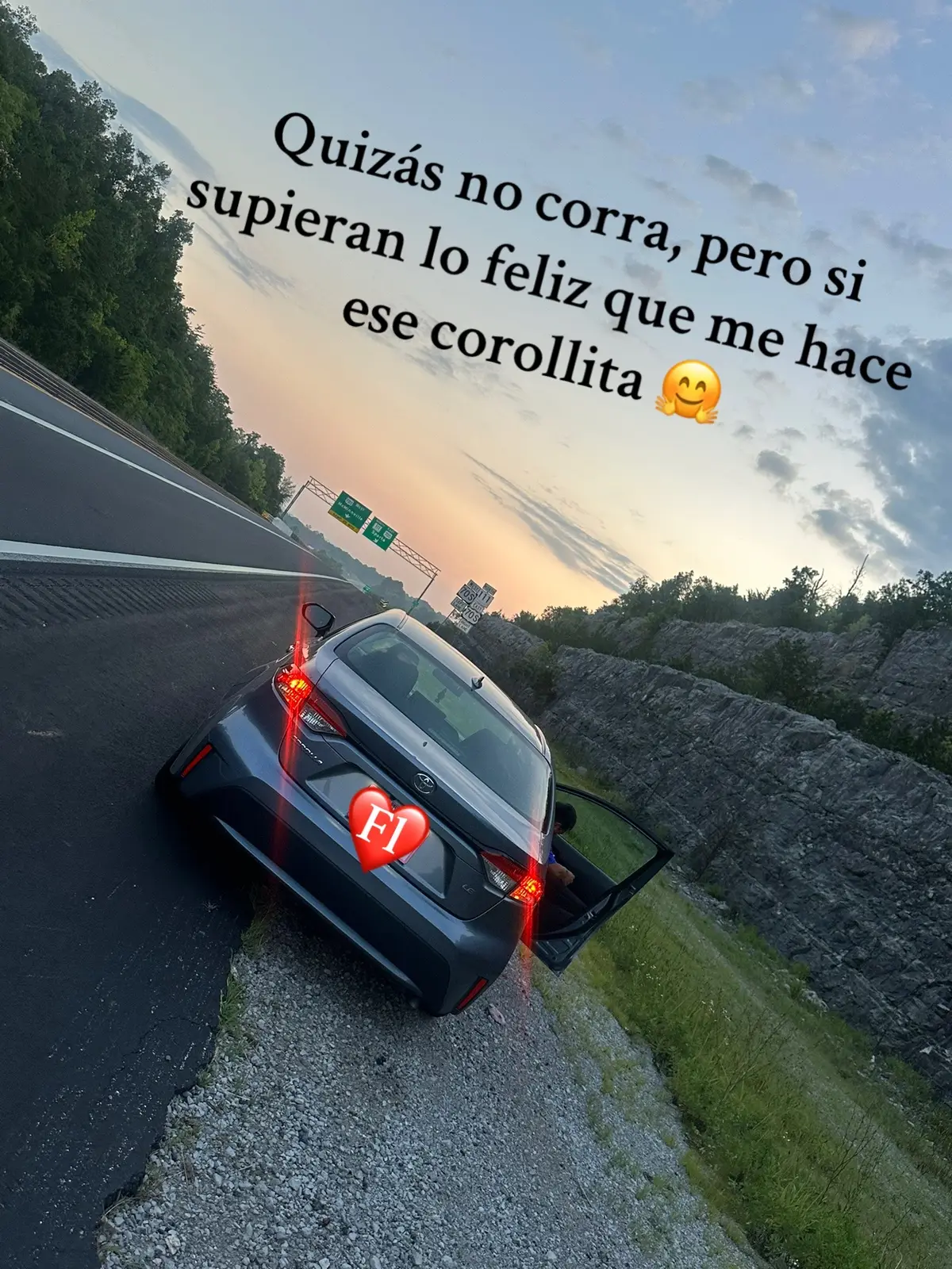 Gracias por permitirme vivir experiencias únicas 🤗#toyotacorolla #corolla #unicaaguantatodo 