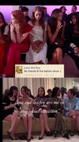 No friends @ the fashion show :( #lanadelrey #lizzygrant #laufey #targetaudience #niche #fyp  