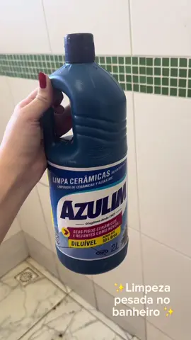 A diferença meu pai 😮🤭 #azulim #limpeza #ceramica 