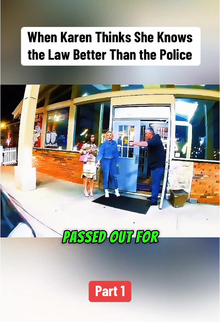 When Karen Thinks She Knows the Law Better Than the Police. Part 1 #copsoftiktok #crimetoks #cops #crime #usa 