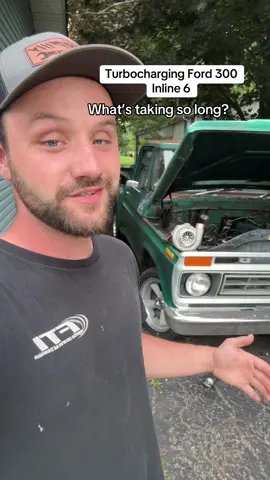 What’s taking you so long to turbo charge the Ford 300 Inline 6? #fyp #Ford300 #Inline6 #TurboBuild #TurboLife #CarProject #Boosted #CarContent #ClassicTruck #F100 #ProjectTruck #Turbocharged #BuiltNotBought #CarTok #garagelife 