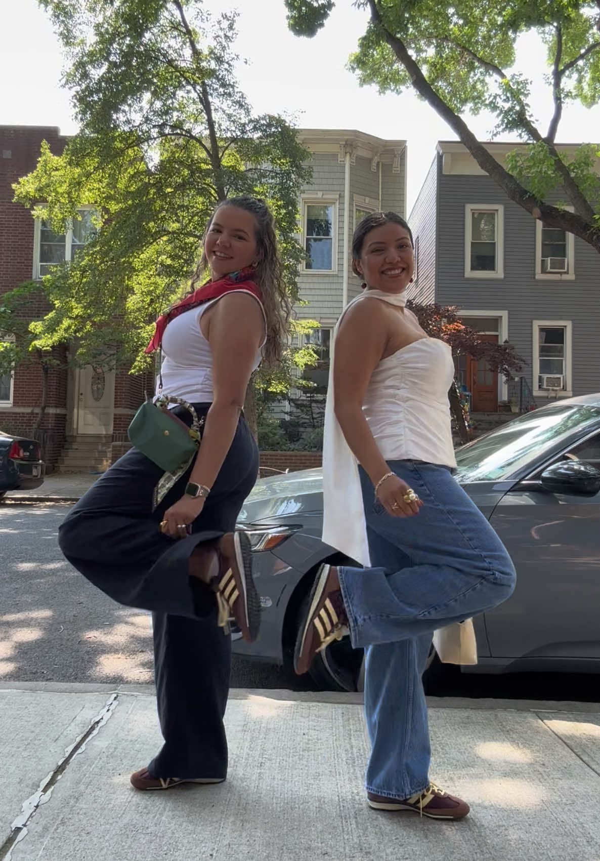 Twining with my bestie in @adidas 💛  #styling #outfitinspo #sneakerhead #OOTD #latina #fashion @Ana Samuels 