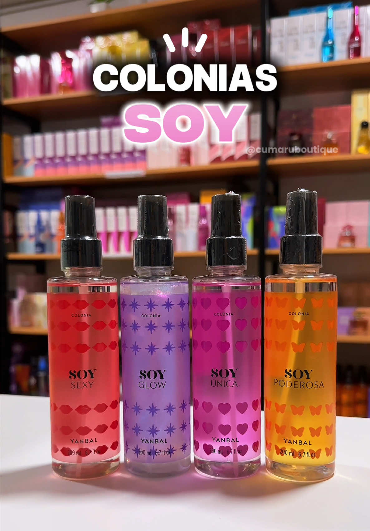 COLONIAS SOY DE YANBAL 😍 ¿Cuál es tu favorita? ❤️💋✨ . . TIENDA FÍSICA LOS OLIVOS 📍AV. ALFREDO MENDIOLA 3471. GALERIA PLAZA DOLARIS. 3 PISO. STANDS A3 y A4. 💎  SOLICÍTALAS AL 992 496 705📱941 673 845📱ENVÍOS A TODO EL PERÚ🇵🇪 #yanbal #yanbalperu #yanbalperu🇵🇪 #consultorayanbal #consultorayanbalperu🧡 #coloniasoy #soypoderosa #soyunica #soyglow 