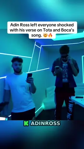 Adin Ross left everyone shocked with his verse on Tota and Boca’s song. 🤯🔥