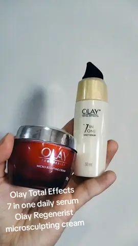 Olay Total Effect Serum 50 ml Okay Regenerist Micro-sculpting Cream #Olay  #skincare  #olayregenerist  #olayserum  #fyp 