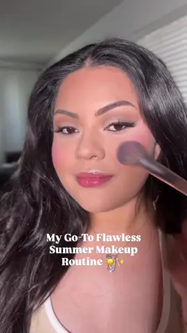 My Go-To Flawless Summer Makeup Routine ☀️✨ @Polite Society Beauty  @Hourglass Cosmetics  @Diorbeauty  @COVERGIRL  @e.l.f. Cosmetics  @Laura Mercier  @hudabeautyshop  @ONE SIZE BEAUTY  @BASMA Beauty  #summermakeup #flawlessskin #flawlessmakeup #make 