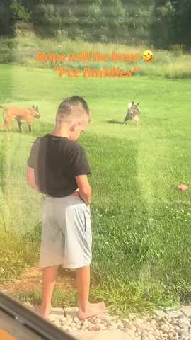 Pee Buddies 🤣 #pee #outsidebathroom #countrylife   #boys 